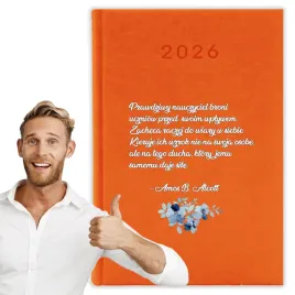 kalendarz-2026-a5-pomaranczowy-planer-niedziele-swieta-dzien-nauczyciela-01