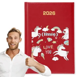 kalendarz-2026-a5-czerwony-planer-niedziele-swieta-dla-dziewczyny-08-imie