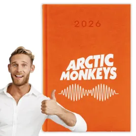 kalendarz-2026-a5-pomaranczowy-planer-niedziele-swieta-imp-arctic-monkeys