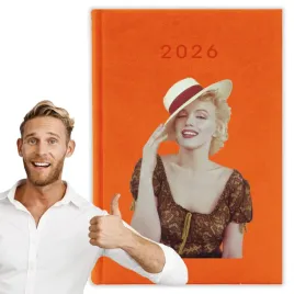 kalendarz-2026-a5-pomaranczowy-planer-niedziele-swieta-marilyn-monroe-02