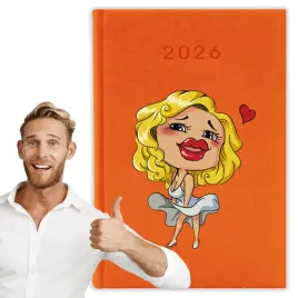 kalendarz-2026-a5-pomaranczowy-planer-niedziele-swieta-marilyn-monroe-04