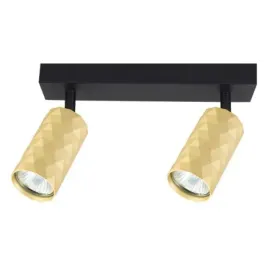 kinkiet-led-gu10-glamour-czarny-zloty-ruchomy-2x35w
