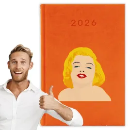 kalendarz-2026-a5-pomaranczowy-planer-niedziele-swieta-marilyn-monroe-05