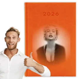 kalendarz-2026-a5-pomaranczowy-planer-niedziele-swieta-marilyn-monroe-09