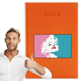 kalendarz-2026-a5-pomaranczowy-planer-niedziele-swieta-marilyn-monroe-15