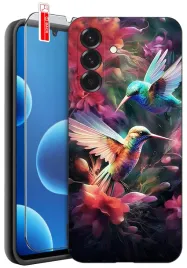 etui-do-samsung-a26-5g-ptaki-koliber-flaming-zwierzeta-wzory-szklo-9h