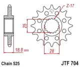jt-sprockets-jtf704-17rb-waga-z-opakowaniem-0-5-kg