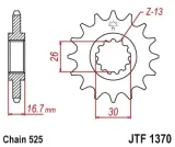 jt-sprockets-jtf137016rb-waga-z-opakowaniem-0-5-kg