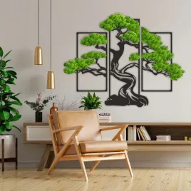 drzewo-z-mchem-bonsai-tryptyk