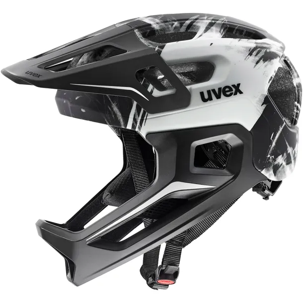 Kask Rowerowy Dziecięcy Uvex React Jr. Fullface Czarny