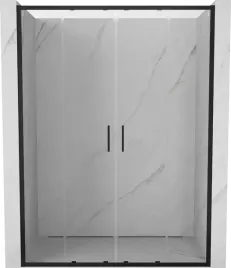mexen-exo-drzwi-prysznicowe-podwojne-rozsuwane-150-cm-transparent-czarne