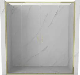 mexen-exo-drzwi-prysznicowe-podwojne-rozsuwane-200-cm-transparent-zlote-