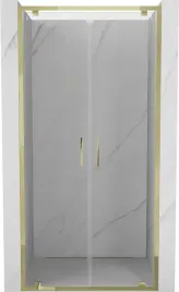 mexen-exo-drzwi-prysznicowe-podwojne-uchylne-100-cm-transparent-zlote-8