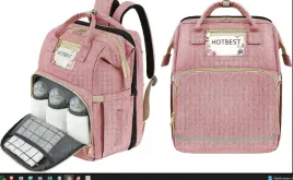 torba-na-pieluchy-3w1-plecak-skladane-lozeczko-wodoodporna-usb-ladowanie