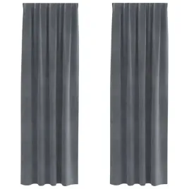 zaslony-z-zaslonami-2-pcs-jasnoszary-140-x-260-cm-aksamit