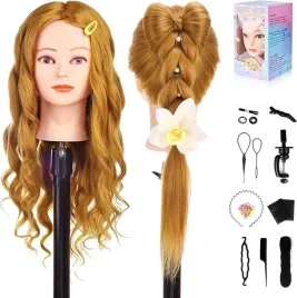 topdirect-glowka-fryzjerska-66-cm-70percent-prawdziwych-wlosow-rude-akcesoria