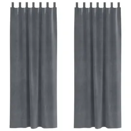 zaslony-z-zaslonami-2-pcs-jasnoszary-140-x-260-cm-aksamit