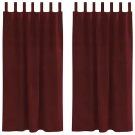 zaslony-z-zaslonami-2-pcs-czerwone-wino-140-x-175-cm-aksamit