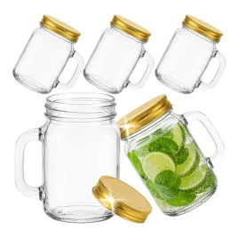 kubek-szklany-z-uchwytem-40-ml-aluminiowa-zlota-pokrywka-mini-sloik