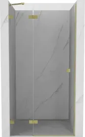 mexen-lunar-drzwi-prysznicowe-uchylne-lewe-95-cm-transparent-zlote-szczot