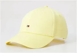 czapka-z-daszkiem-tommy-hilfiger-zolta-z-logo