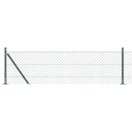 ogrodzenie-z-ogniw-ze-slupkami-zielony-0-6-x-25-m-stal