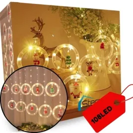 kurtyna-swietlna-108led-lampki-swiateczne-figurki-w-witrazach-girlanda