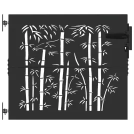 brama-ogrodowa-czarny-105-x-100-cm-stal-malowana-proszkowo