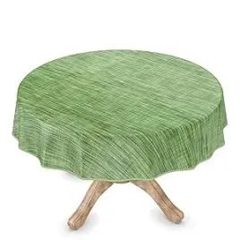 obrus-plamoodporny-zielony-160cm-okragly-flowen