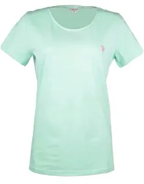 t-shirt-damski-u-s-polo-assn-mietowy-z-malym-logo-l