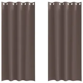 zaslony-z-zaslonami-2-pcs-ciemnobrazowy-poliester
