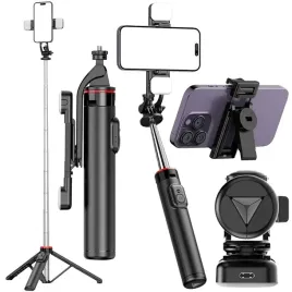 teleskopowy-statyw-wc13yds-z-lampa-i-uchwytem-na-telefon-czarny