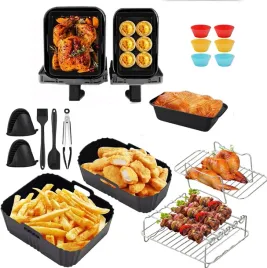 duzy-zestaw-akcesoriow-do-airfryer-formy-i-akcesoria