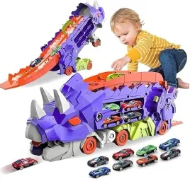 zabawka-transporter-dinozaur-z-autkami-i-zjezdzalnia-dla-chlopcow-3