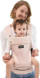 momcozy-2w1-nosidelko-dla-niemowlat-z-poduszka-biodrowa-do-20-kg-rozowe