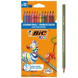 bic-kids-evolution-stripes-eco-kredki-olowkowe-pudelko-12-sztuk