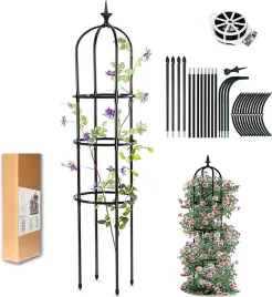 zestaw-2-plastikowych-kwietnikow-ogrodowych-1595-cm-podporki-do-roslin