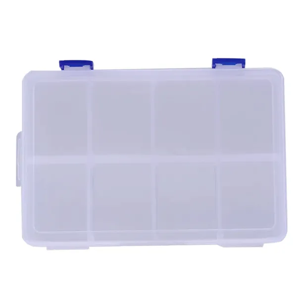Organizer pudełko 8 przegródek 20x13,5x4,5cm
