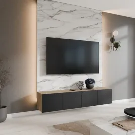 szafka-rtv-wiszaca-niko-szerokosc-200-cm-dab-artisan-czarny-mat-ryflowany