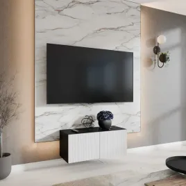 szafka-rtv-wiszaca-noe-szerokosc-100-cm-czarny-mat-bialy-mat-ryflowany-fr