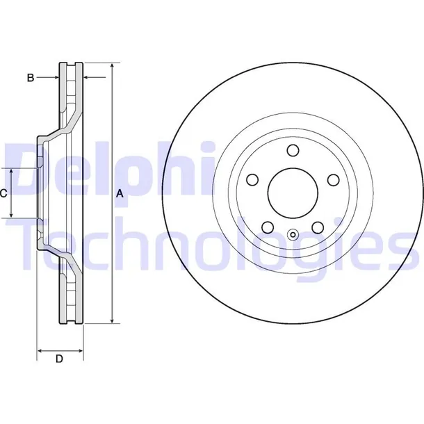 delphi-tarcze-hamulcowe-przod-bg9955-numer-katalogowy-oryginalu-audi-faw-4f0615301g