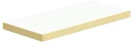 plyta-polka-wiszaca-scienna-30x15-biel-alpejska-i-zloto-szczotkowane-zlote