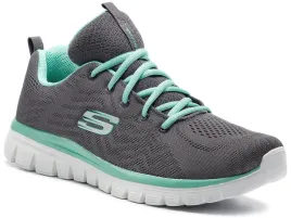 buty-damskie-skechers-graceful-12615-ccgr-sportowe-lekkie-szare-36