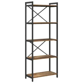 polka-na-ksiazki-stare-drewno-60-x-30-x-153-cm