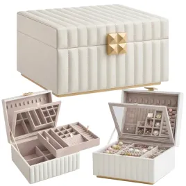 pudelko-organizer-na-bizuterie-szkatulka-2-poziomy-lusterko-biala
