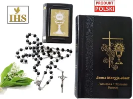 zestaw-komunijny-rozaniec-czarny-kulka-modlitewnik-pudelko