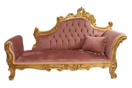 czerwona-palacowa-sofa-kanapa-lezanka-szezlong-drewno-welur-styl-barok