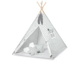namiot-tipi-dla-dzieci-zawieszki-piora-koleczka-szare
