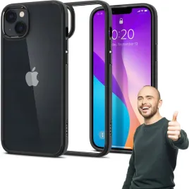 etui-pokrowiec-spigen-iphone-14-crystal-ultra-hybrid-matt-black-case-mocne
