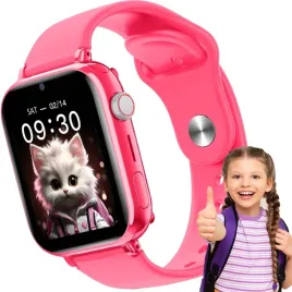 maxcom-fw59-kiddo-4g-smartwatch-dla-dziecka-rozowy-wideo-gps-sos-zegarek